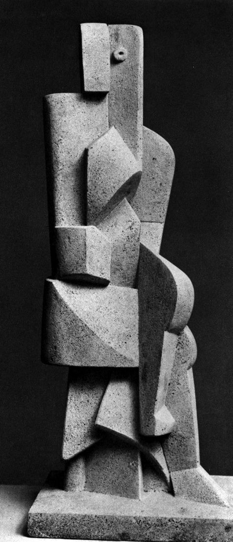 Archive of Affinities — Jacques Lipchitz, Man with a Guitar, 1915 Jacques Lipchitz, Man With A Guitar, Cubist Sculpture, Sculpture Abstract, Sculpture Modern, Cubist Art, Rock Sculpture, Ceramic Inspiration, Concrete Art