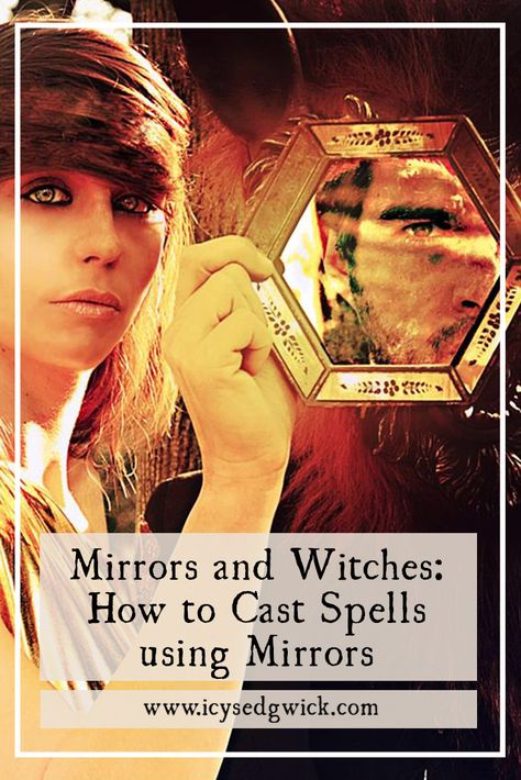 Mirror Magick, Mirror Spell, Candle Magick Spells, Witchcraft Spells For Beginners, Hoodoo Spells, Snow White Evil Queen, Scrying Mirror, Charmed Book Of Shadows, Male Witch