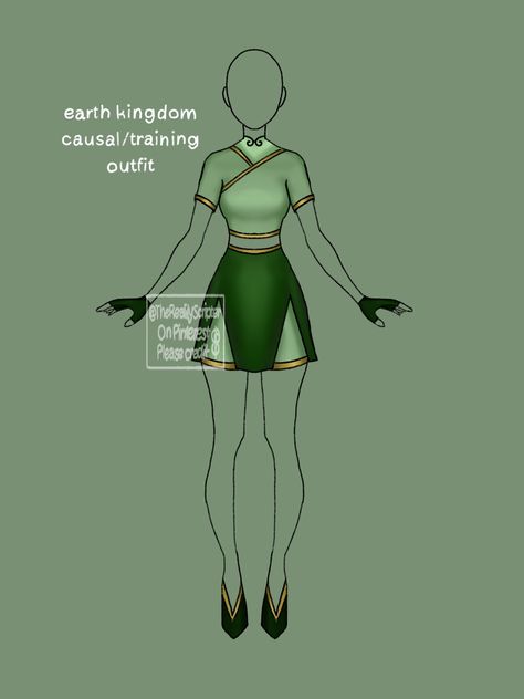 Atla Earthbender Outfits, Earth Kingdom Outfits Atla, Earth Bending Clothes, Avatar The Last Airbender Earth Kingdom Outfits, Avatar The Last Airbender Outfits Earth, Avatar Outfits Earth Kingdom, Atla Outfit Ideas, Earth Bending Outfit, Atla Clothes Design