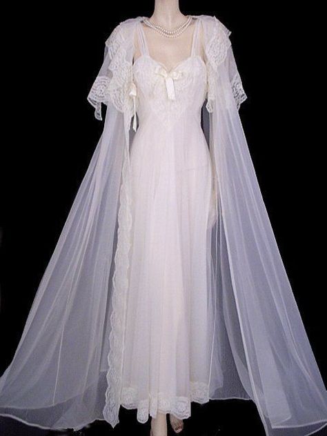 Sleeping Gown, Bridal Trousseau, Nightgown Sets, Vintage Nightgown, Pretty Lingerie, Southern Belle, Vintage Lingerie, Wedding Gown, Night Dress