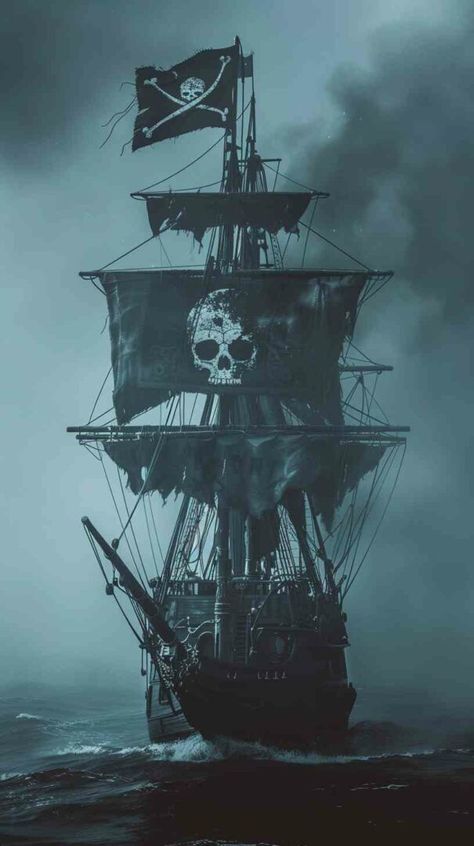 Pirate Ship Desktop Wallpaper, Black Sails Wallpaper, Pirate Wallpaper, Ghost Ship Art, Ghost Ships, Black Pearl Ship, Pirate Illustration, Pirate Ship Art, Boats Wallpaper