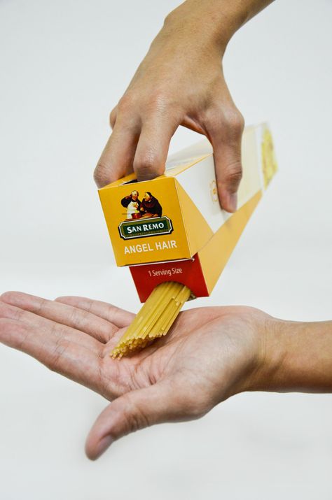 Pasta Box Packaging, Pasta Packaging Design, Interesting Packaging Design, Pasta Packaging, Pasta Box, Interesting Packaging, Rice Packaging, Clever Packaging, Smart Packaging