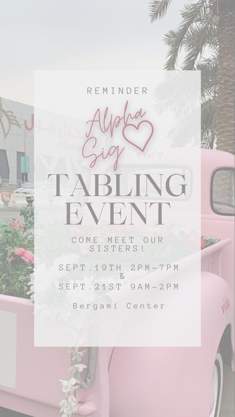 Sorority Event Graphics, Recruitment Event Ideas, Theta Graphic, Recruitment Flyer, Sorority Socials, Spring Recruitment, Sorority Girls, Recruitment Ideas, Sorority Ideas