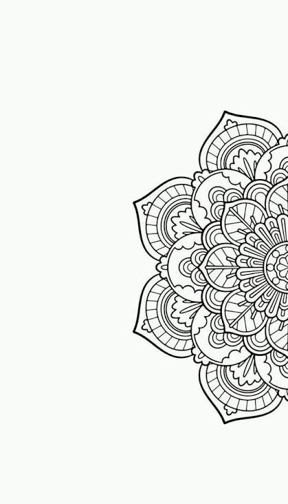 Pattern Batik, 2019 Wallpaper, White Background Wallpaper, Background Phone, Mandala Wallpaper, Muster Tattoos, Tumblr Backgrounds, Wallpaper White, Mandala Art Lesson