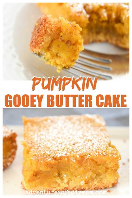 Pumpkin Butter Cake, Gooey Butter Cake Recipe, Pumpkin Gooey Butter Cake, Healthy Pumpkin Dessert, Dessert Pumpkin, Pumpkin Pie Mix, Pumpkin Cake Recipes, Gooey Butter Cake, Butter Cake Recipe