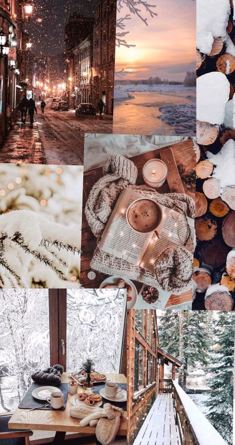 Iphone, Collage, Walking, Wallpapers, Wallpaper Winter, Winter Aesthetic, Iphone Wallpaper