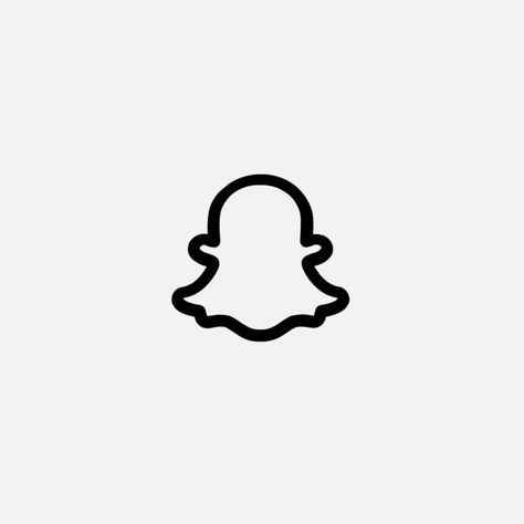 Snap Chat App Icon, White Snapchat Icon, Aesthetic Snapchat Icon, White Home Screen Icons, Snapchat App Icon, Snapchat Logo, Girl Iphone Wallpaper, Snapchat Icon, Widget Design