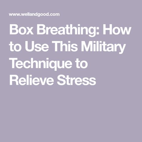 Box Breathing Technique, Box Breathing, Calm The Nervous System, Calming Techniques, Brain Stimulation, Meditation Apps, Vagus Nerve, The Nervous System, Breathing Techniques