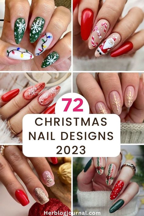 Christmas acrylic nails for this holiday Disney Nail Art, Festive Holiday Nails, Xmas Nail Designs, Nail Art Noel, Christmas Tree Nails, Holiday Nails Christmas, Red Christmas Nails, Tree Nails, Holiday Nail Designs