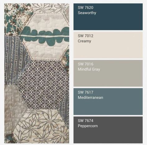 Teal, muted grays and teals. Warm grays Color scheme Kitchen Ideas Grey, Teal Color Palette, Teal Living Rooms, Teal Paint, House Color Palettes, Paint Color Schemes, House Color Schemes, Grey Color Scheme, Teal And Grey