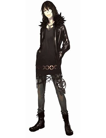 Cyberpunk Outfit Male, Occultic Nine, Punk Character Design, Goth Male, Cyberpunk Male, Punk Character, Goth Guy, Cyberpunk Outfit, Anime Goth