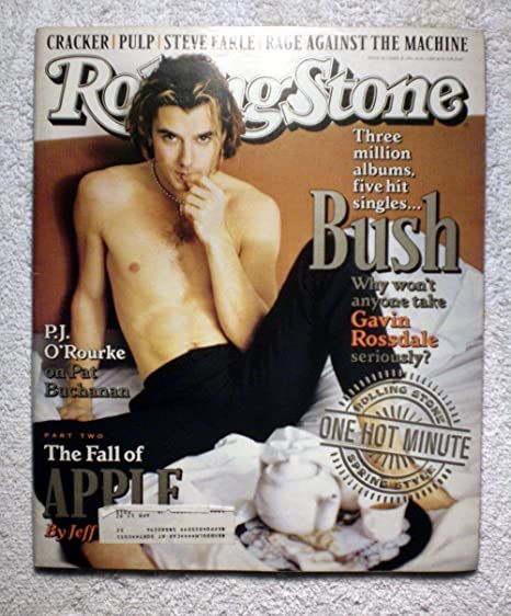 Gavin Rossdale 90s, One Hot Minute, Rolling Stone Magazine Cover, Steve Earle, Rolling Stone Magazine, Gavin Rossdale, Rolling Stones Magazine, Rage Against The Machine, Music Magazines