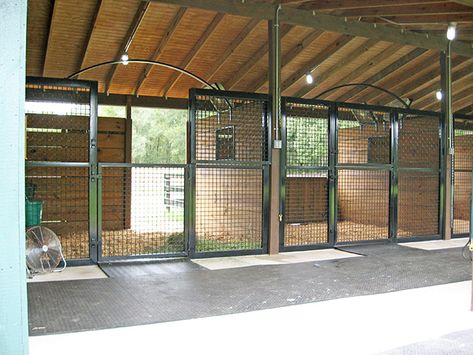 Fancy Stables, Horse Stall Fronts, Barn Stall Ideas, Stall Fronts, Stable Style, Stall Door, Horse Barn Ideas Stables, Barn Stalls, Barndominium House