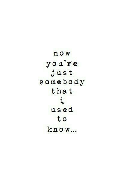 Gotye | Somebody That I Used To Know • Listen Quotes About Change, Friends To Strangers Quotes, Somebody That I Used To Know Lyrics, Somebody That I Used To Know, Romance Advice, Quotes About Change In Life, Biggest Regret, Change In Life, Papa Roach