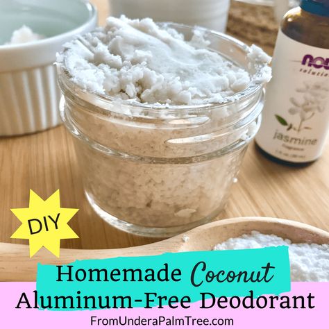 homemade coconut deodorant | DIY | DIY deodorant | baking soda deodorant recipe | coconut deodorant recipe | how to make your own deodorant | eco-friendly body products | aluminum free deodorant | DIY body products | DIY personal care products | DIY personal care products | how to make deodorant | deodorant | reduce sweat | Jasmine Diy, Deodorant Diy, Coconut Deodorant, Baking Soda Deodorant, Make Your Own Deodorant, Deodorant Recipe, Deodorant Recipes, Diy Deodorant, Body Scrub Recipe