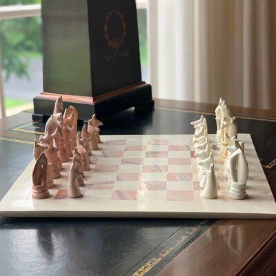 Global Crafts Handmade White Chess Board Game Pretty Chess Set, Coffee Table Chess Board, White Soapstone, Stone Chess Set, Gaming Technology, Modern Chess Set, Puzzle Table, Chess Board Game, Chess Sets