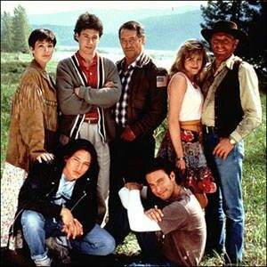 OK, confession: I've been watching the 90s TV series Northern Exposure for the past couple of days . . . And . . . it's not good. In fact, it's kinda ridiculous but I keep watching it! Perhaps it's the 90s/indie chic wardrobe, or the comically terrible plot-line, or Maggie's cute pixie cut (which I envy) that's got me hooked! It's like candy corn, you don't necessarily like it but you still eat it. Northern Exposure Tv Show, Billy Drago, Northern Exposure, Tv Characters, Still Standing, Old Tv, Classic Tv, Classic Movies, Breaking Bad