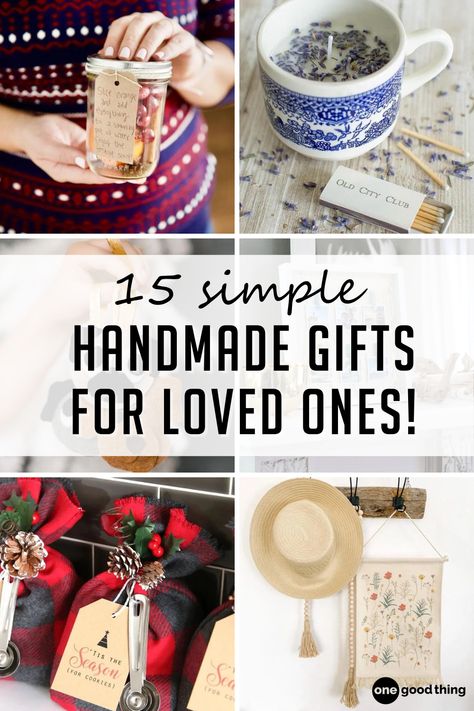 Handmade gifts are always meaningful, but as these 15 gift-worthy DIY projects prove, they can be plenty useful too! Cheap Diy Xmas Gifts, Homemade Consumable Gifts, Thoughtful Diy Christmas Gifts, Diy Unique Christmas Gifts, Gifts To Make For Adults, Homemade Gifts For Everyone, Amazing Diy Gifts, Homemade Family Gifts, Home Made Christmas Present Ideas