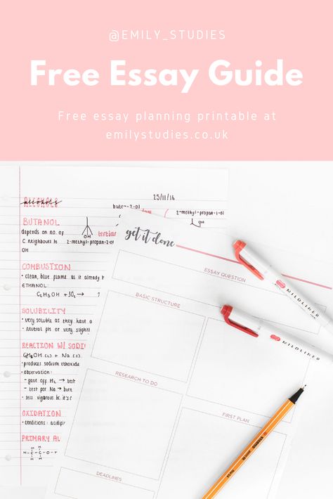 FREE essay planning printable to help tackle tough essays! Essay Plan Template, Essay Planning, Writing A Thesis Statement, Essay Planner, Study Timetable, Essay Plan, Study Printables, Study Essentials, Essay Outline