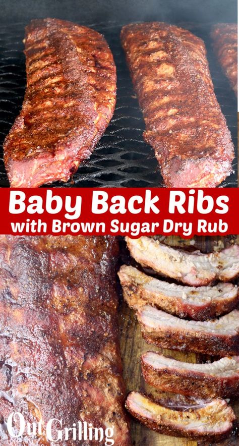 Baby Back Ribs Rub, Brown Sugar Rib Rub, Pork Rib Dry Rub, Babyback Ribs In Oven, Rub For Pork Ribs, Best Ribs Recipe, Rib Rub Recipe, Ribs Seasoning, Slow Cooked Ribs