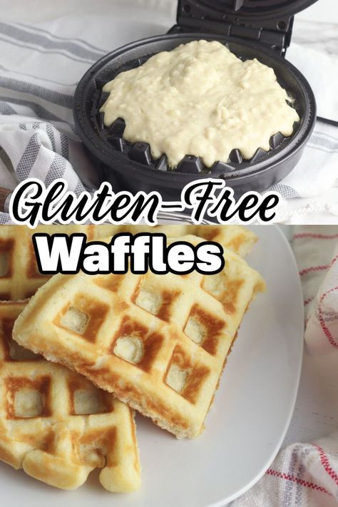 This made from scratch gluten free waffle recipe will make the best gluten free waffles you have ever had. This recipe can easily be made dairy free by substituting your favorite plant based milk for the whole milk in the recipe Gluten Free Waffle Recipe Easy, Gluten Free Waffles Easy, Gluten Free Waffles Recipe, Gluten Free Waffle Recipe, Gluten Free Belgian Waffles, Gluten Free Bisquick, Maple Sweet Potatoes, Easy Waffle Recipe, Savory Breakfast Recipes