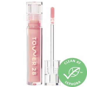 ShineOn Milky Lip Jelly - Tower 28 Beauty | Sephora Powder Aesthetic, Jelly Lip Gloss, Tower 28 Beauty, Tower 28, Sephora Lip, Lip Jelly, High Shine Lip Gloss, Loose Setting Powder, Dior Addict Lip