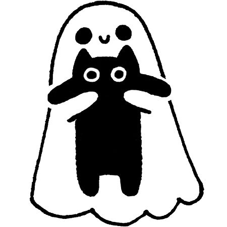 Doodle Icons, Simple Sketches, Ghost Tattoo, Cat Doodle, Doodle Icon, Halloween Drawings, Cute Little Drawings, Cool Stickers, Cute Ghost