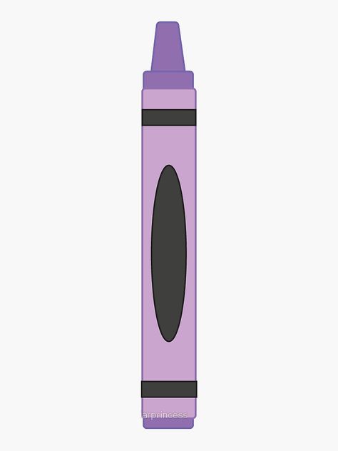 "Purple Crayon" Sticker by Carprincess | Redbubble Purple Crayon, Merch Design, Sticker Ideas, Phone Stickers, Cool Stickers, Project Ideas, Color Me, Crayon, Sell Your Art