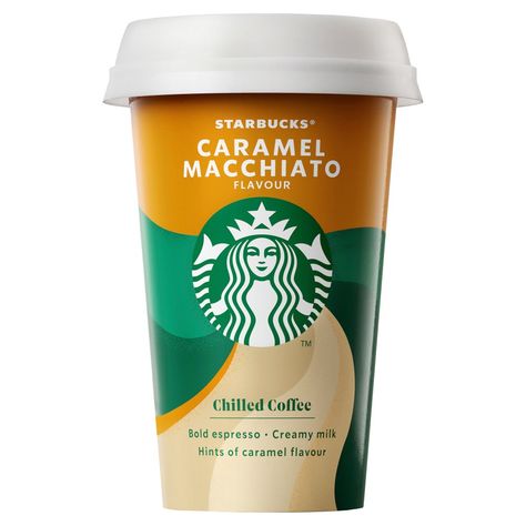 Starbucks Caramel Macchiato Iced Coffee 220ml | Bestway Wholesale Hazelnut Macchiato, Kawa Starbucks, Starbucks Macchiato, Starbucks Caramel Macchiato, Caramel Macchiato Starbucks, Coffee Calories, Caramel Drinks, Caramel Cappuccino, Starbucks Latte