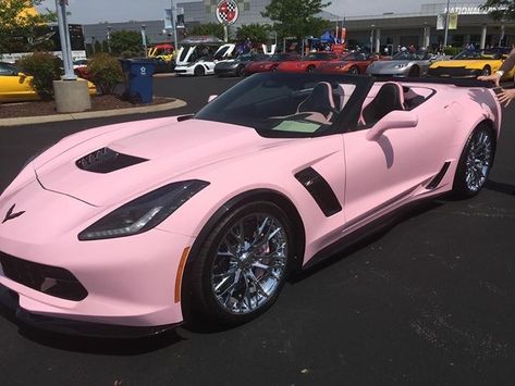 Pink Ferrari, Pink Lamborghini, Pink Corvette, Pink Cars, Pimped Out Cars, Pretty Bike, Become Better, Pink Car, Classy Cars