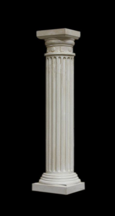 14 Inches High x 3.75 Inches Wide x 2.25 Inches Deep PLEASE NOTE: This piece comes with a hook for hanging. This column, split in half, creates a lovely decoration or a great study piece for artists. Artist: Unknown Museum: Unknown Time Period: Modern