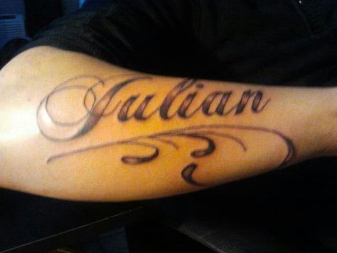 Julian name tattoo Julian Name Tattoo, Julian Tattoo Name, Julian Name, Julian Tattoo, Tyler Name, Tattoo Name, Saving Plan, Creatures Art, Name Tattoo