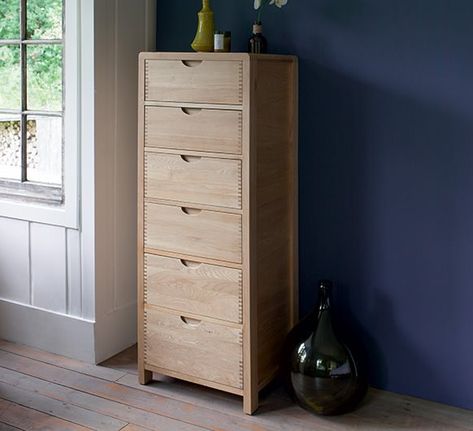 Tall Chest Of Drawers Bedroom, Tall Boy Drawers, Bedroom Dresser Styling, Tall Drawers, Tallboy Chest Of Drawers, Ercol Furniture, Tall Chest Of Drawers, Chest Of Drawers Bedroom, Small Chest Of Drawers