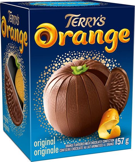 Perfect orange shape, delicious orange taste and great holiday stocking stuffer Whack the foil wrapped chocolatey orange on a hard surface before unwrapping and enjoy the orange flavoured chocolatey slices by yourself or with others Terry's chocolate Orange is a subtle combination of delicious chocolate and natural extracts of orange oil. Terry's chocolate Orange is a full experience. Tap it, unwrap it and enjoy it. Candy Orange, Popping Candy, Terry's Chocolate Orange, Truffle Gift, Dark Chocolate Truffles, Chocolate Gift Boxes, Chocolate Assortment, Candy Candy, Flavored Milk