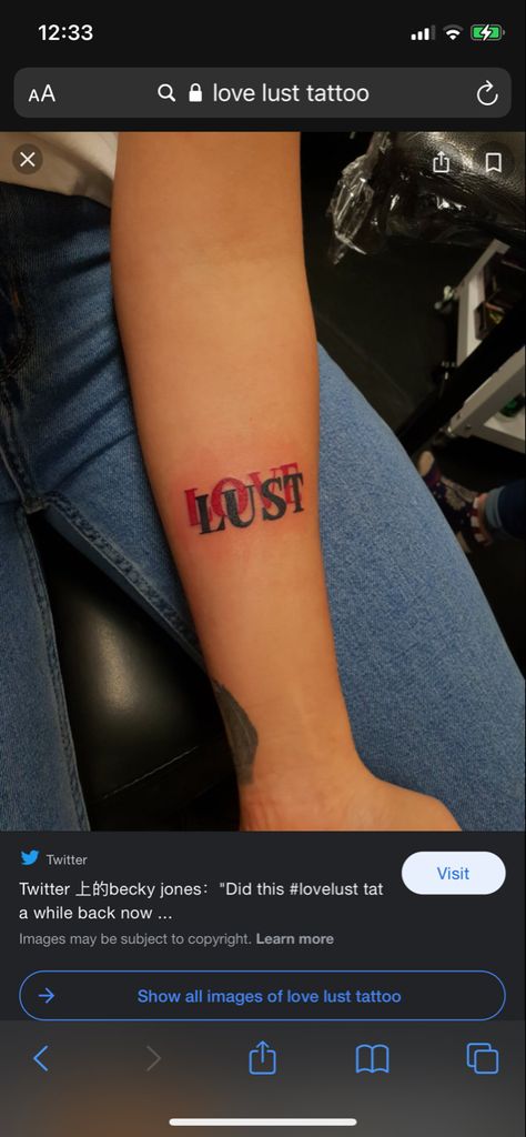 Lost Love Tattoo Ideas, Love Loser Tattoos, Loner Lover Tattoo, Love Is A Losing Game Tattoo, Love Lost Tattoo, Lover Tattoo Word, Lost Love Tattoo, Lust Tattoo, No Love Tattoo