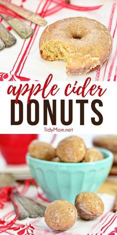 APPLE CIDER DONUT HOLES WITH BROWN BUTTER GLAZE The apple flavor in this apple cider donut is subtle and sweet while the browned butter glaze adds just a hint of caramel flavor that making this one of my favorite donuts yet! print full recipe at TidyMom.net #donut #doughnut #applecider #apple via Tidy Life. Tasty Food with Cheryl Sousan of Tidymom.net Apple Cider Donut Holes, Brown Butter Glaze, Cider Donuts Recipe, Maple Donuts, Apple Cider Donuts Baked, Fall Goodies, Viral Recipes, Butter Glaze, Desserts Ideas