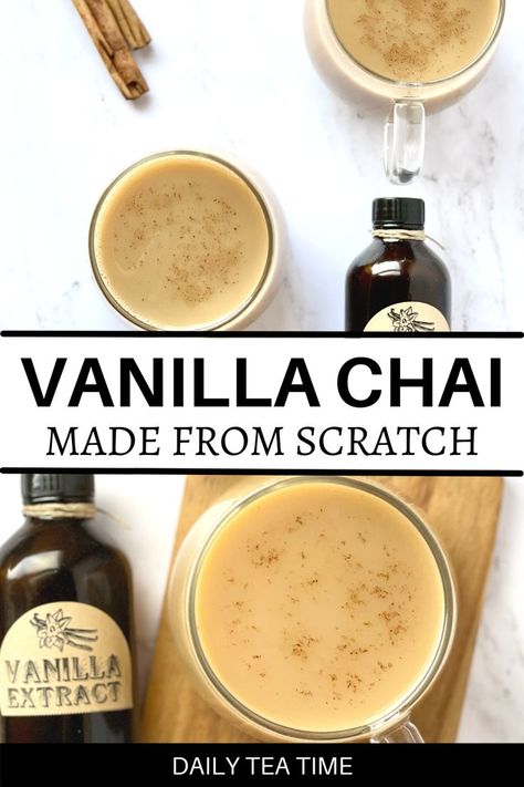 Vanilla Chai Tea Recipe, Vanilla Chai Tea Latte Recipe, Vanilla Chai Latte Recipe, To Smell Like Vanilla, Vanilla Chai Latte, Smell Like Vanilla, Chai Tea Latte Recipe, Vanilla Chai Tea, Te Chai