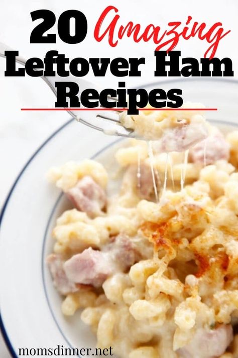 Leftover Easter Ham Recipes, Ham Bone Recipes, Ham Dinner Recipes, Leftover Easter Ham, Ham Dishes, Ham Dinner, Ham Casserole, Leftover Ham Recipes, Breakfast Appetizers