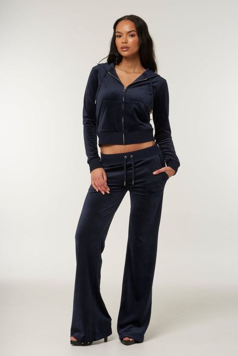 CLASSIC VELOUR – Juicy Couture UK Couture, Juicy Couture, Juicy Tracksuit, Slim Fit Hoodie, Velour Tracksuit, Tracksuit Bottoms, Black Label, Night Sky, Short Tops