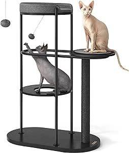 Modern Cat Tree, Cat Perch, Cat Condo, Cat Scratching Post, Old Cats, Modern Cat, Cat Tower, Scratching Post, Large Cats