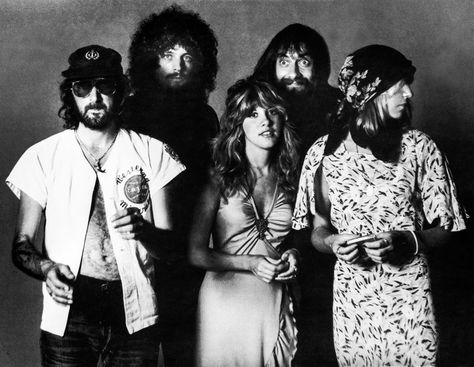 Fleetwood Mac Photos, Fleetwood Mac Photoshoot, Fleetwood Mac Rumors Photoshoot, 2024 Motto, Rumours Album, John Mcvie, Mick Fleetwood, Buckingham Nicks, Fleetwood Mac Rumors