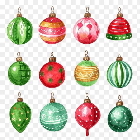 Christmas ornaments clipart Christmas Ornaments Clipart, Window Mural, Christmas Stock Photos, Colors And Patterns, Watercolor Heart, Orange Leaf, Watercolor Christmas, Watercolor Splash