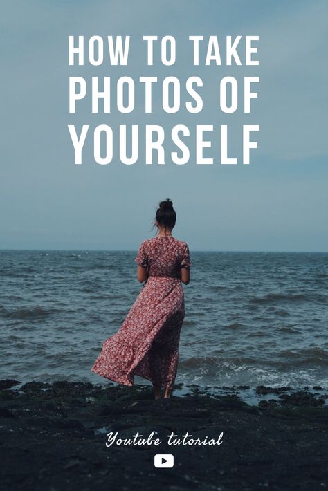 How To Self Portrait Photography, How To Take A Photo Of Yourself, How To Self Portrait, Self Portrait Photography Iphone, How To Take Self Portraits, Photos You Can Take Yourself, Beach Self Portrait, How To Take Self Portraits With Phone, How Take Photos Of Yourself