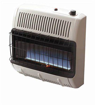 Mr. Heater Corporation Vent Free Flame Natural Gas Heater, 30k BTU, Blue Garage Heater, Vinyl Deck, Propane Heater, Enclosed Porches, Free Gas, Space Heaters, Gas Heater, Blue Flame, Outdoor Heating