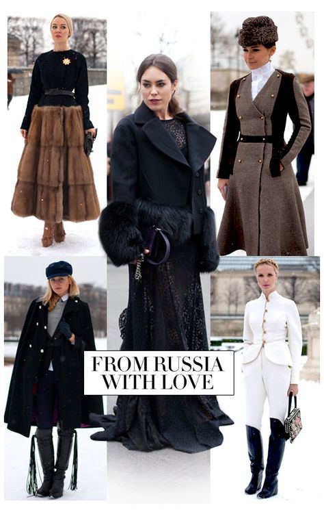 BAZAAR Boards: From Russia with Love Couture, Russia Winter, Russia Fashion, Cl Fashion, From Russia With Love, Russian Winter, Estilo Grunge, Snow Fashion, Fashion Trends Winter