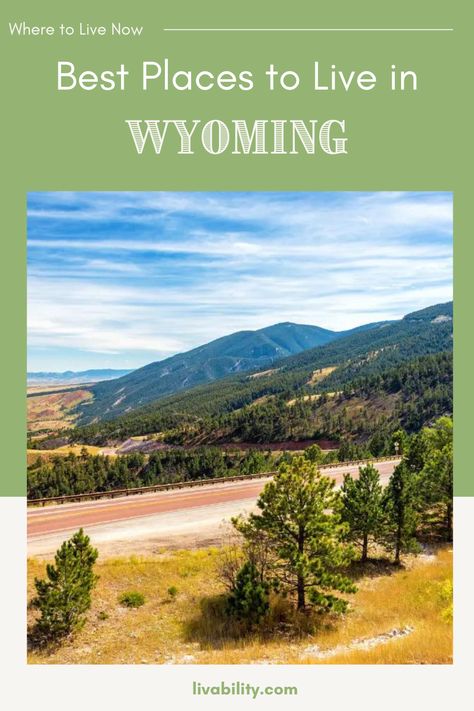 If you need wide open spaces, Wyoming is the state for you. These are the 6 best cities to live in Wyoming. Living In Wyoming, Wyoming Living, Wide Open Spaces, Places To Live, Florida Georgia, Mountain Town, Best Places To Live, Open Spaces, Best Cities