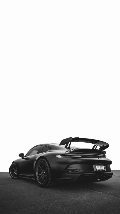 Porsche black car minimal bw wallpaper Porsche Black And White, Porsche Iphone Wallpaper, Porsche Aesthetic, Black Car Wallpaper, Most Luxurious Car, Black And White Wallpaper Iphone, Car Iphone Wallpaper, Black Porsche, Fast Sports Cars