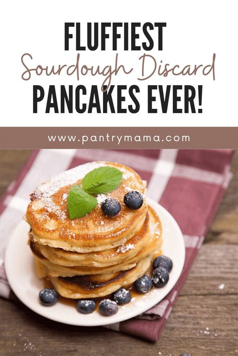 Sourdough Discard Pancakes, Discard Pancakes, Sourdough Pancakes Recipe, Recipe Using Sourdough Starter, Sourdough Bread Starter, Dough Starter, Sourdough Starter Discard Recipe, Sourdough Pancakes, Homemade Sourdough Bread