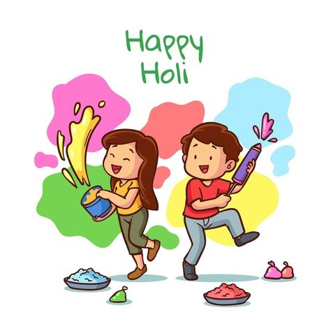 Hand drawn holi festival illustration | Free Vector #Freepik #freevector #hand-drawn #india #colorful #indian Holi Drawing Ideas, Holi Drawing, Holi Wishes Images, Holi Pictures, Holi Poster, Happy Holi Images, Happy Holi Wishes, Holi Festival Of Colours, Holi Photo