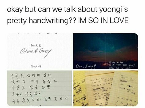 Yoongi Handwriting, S Handwriting, Pretty Handwriting, Aesthetic Board, My Only Love, Handwriting, Love Of My Life, Of My Life, Bts